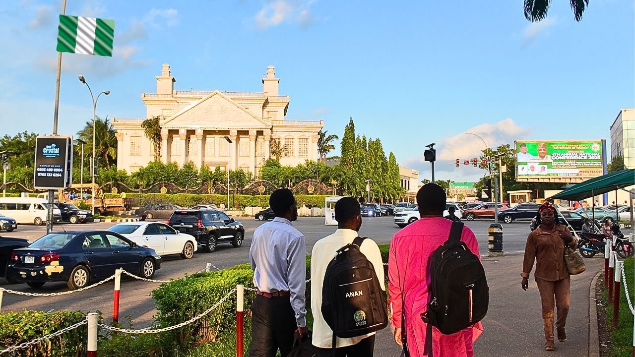 Abuja Walk 2025 | MAITAMA Sunny Evening Tour | Aguiyi Ironsi Street (Public Institutions)