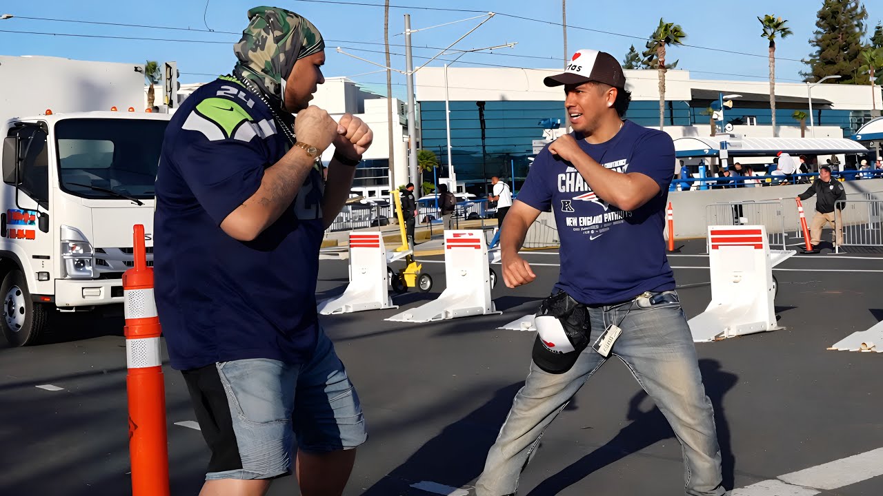 Takuache Gets attacked at the Super Bowl!