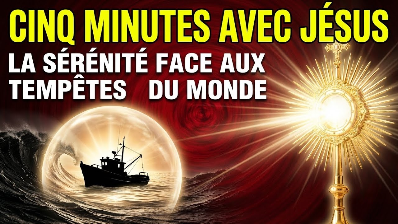 Cinq Minutes avec Jésus au Saint-Sacrement : La sérénité face aux tempêtes du monde
