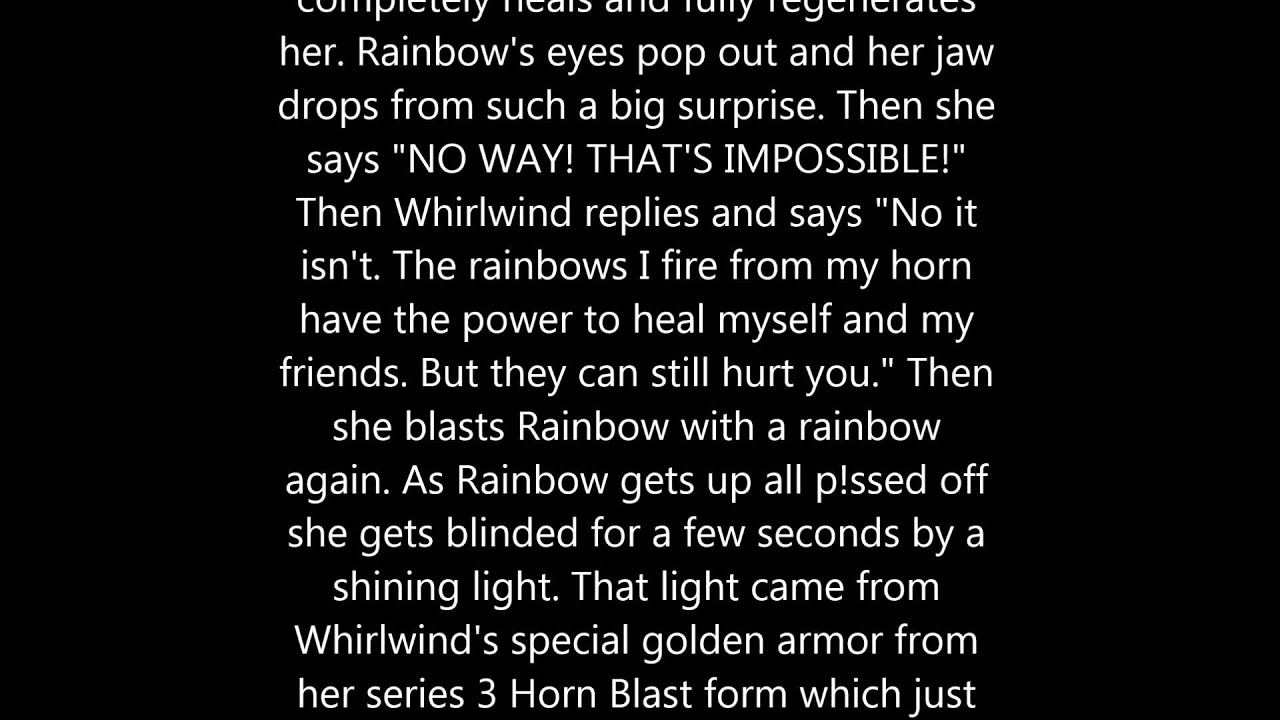 DEATH BATTLE Rainbow Dash VS Whirlwind! My own creation eh