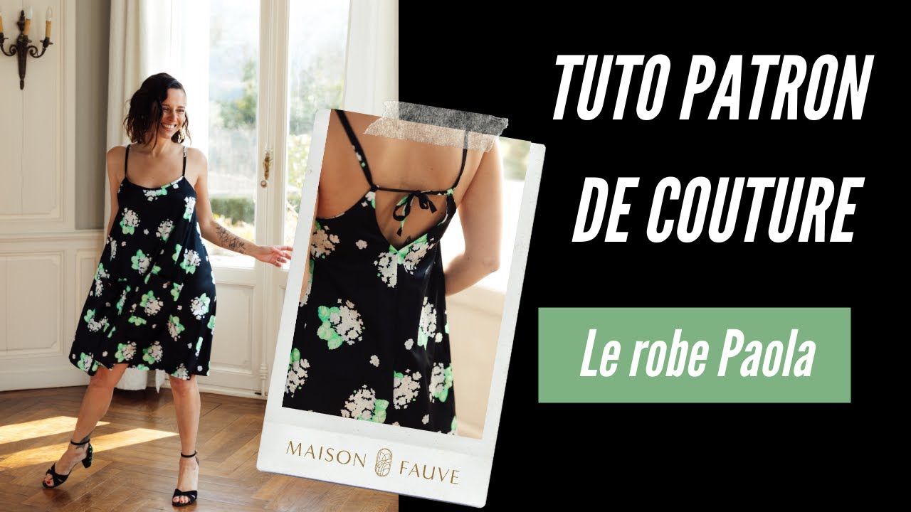 Tuto patron couture 🌹 la robe Paola