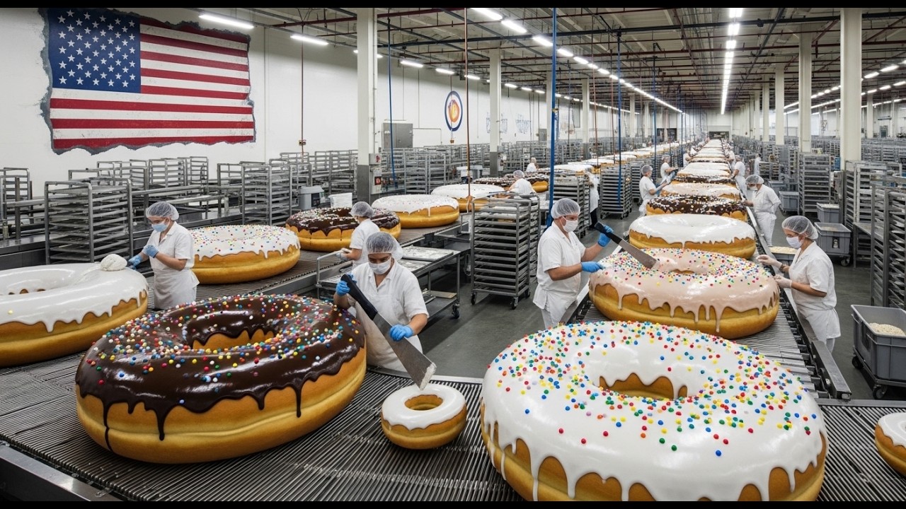 Inside the American Donut Mega Bakery: Mass Production Sweet Science