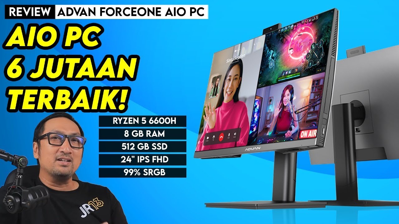 AIO PC 6 Jutaan Bisa SEBAGUS ini?! Review Advan Force One