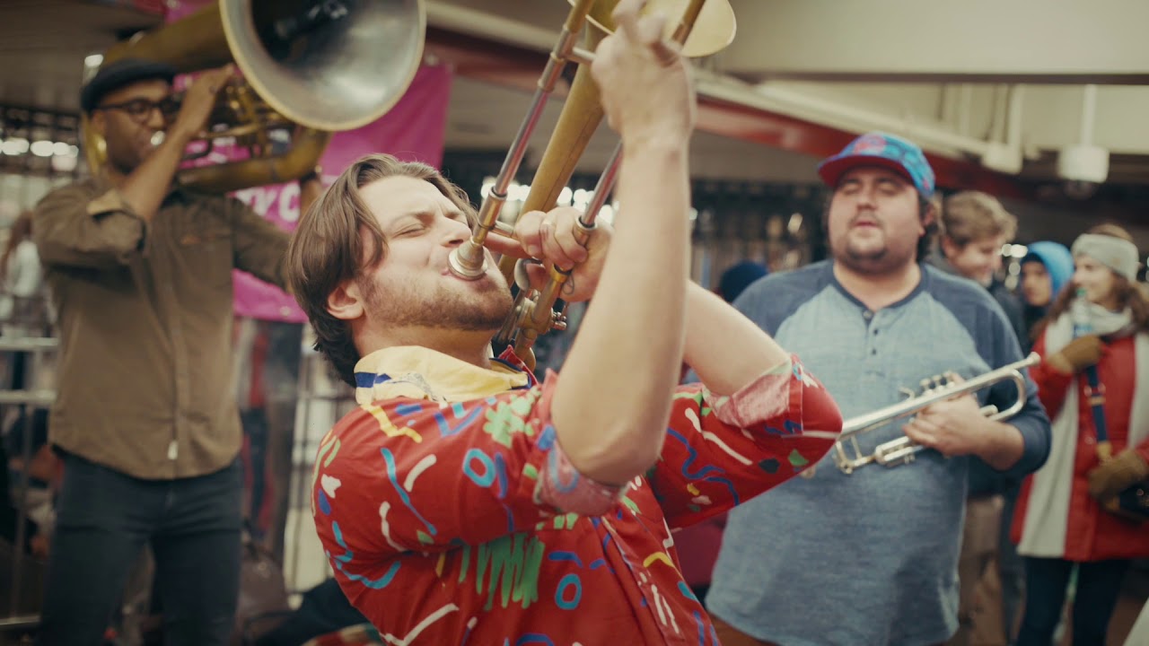 Lucky Chops - Familiar Places (Live in the NYC Subway)