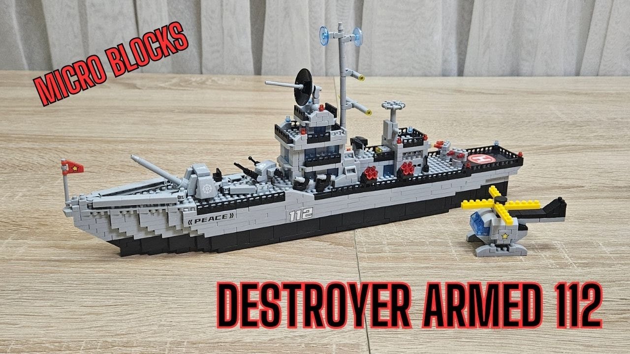 Destroyer Armed 112 – Micro Blocks 250202 ⚔️🧱