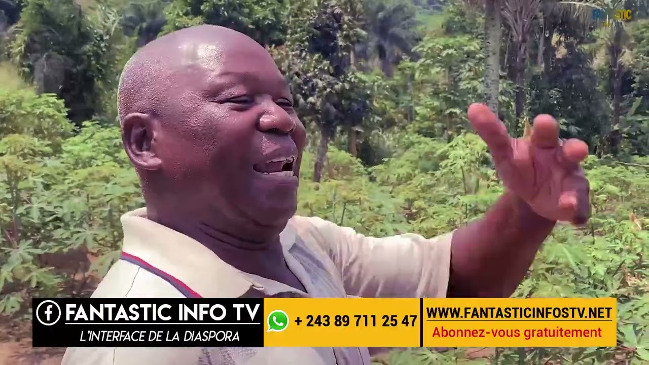 Voici l'agriculture rentable  chez l'Agronome  Nkau D face a un diaspora