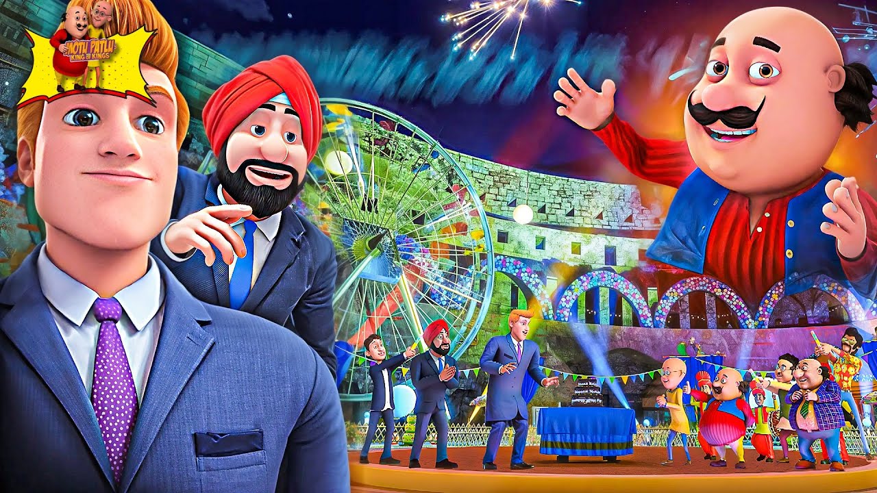 Motu Patlu Ne Kara Apna Bithday In Colosseum | Unlimited Comedy | Motu Patlu | Kiddie Land