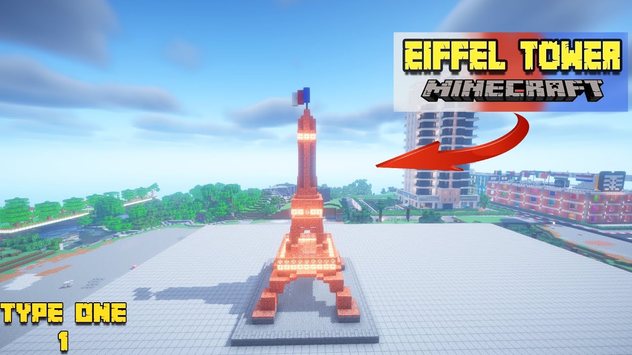 Minecraft Eiffel Tower Tutorial &ndash; Easy and Epic !
