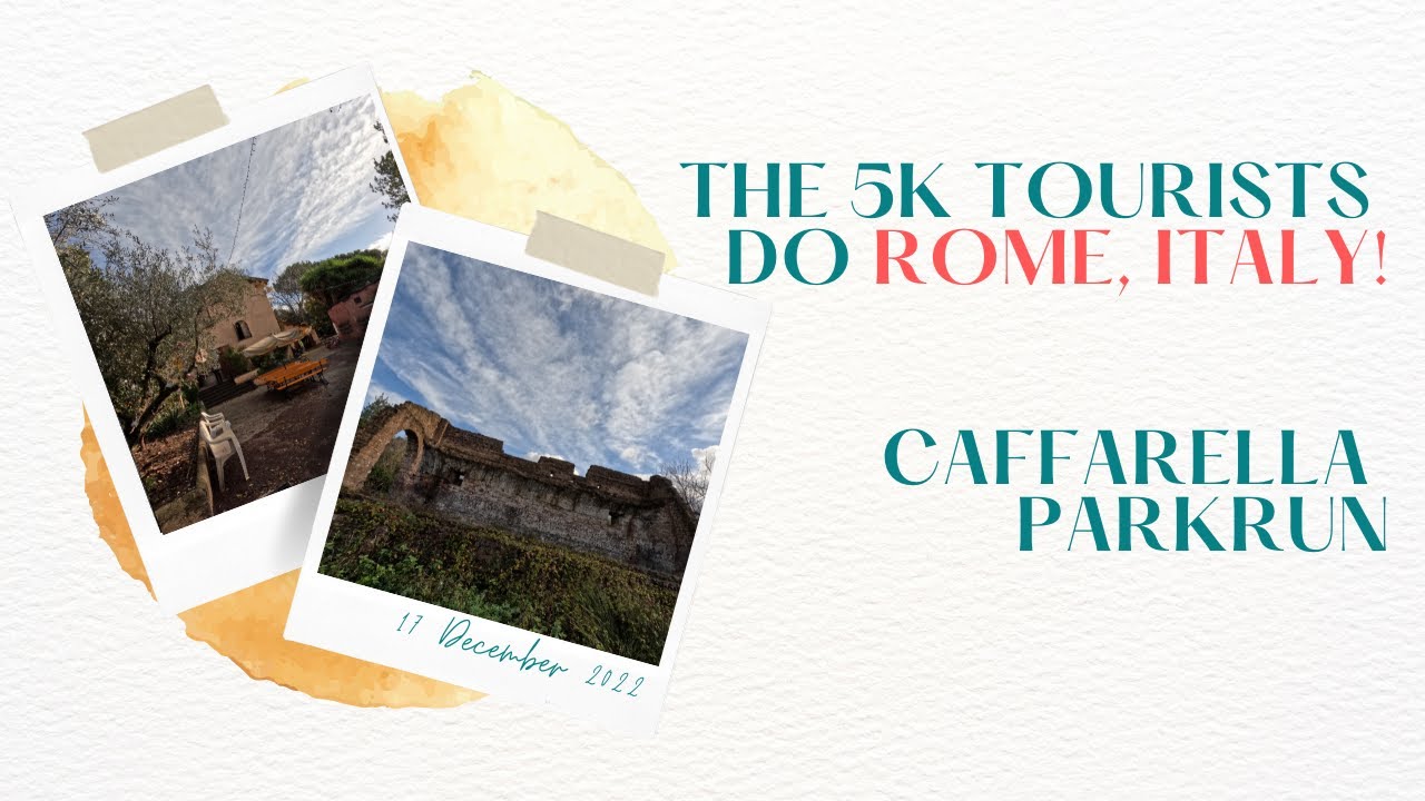 [4K HDR] A Parkrun amongst Roman ruins along the Appean Way . It doesn't get better than this.