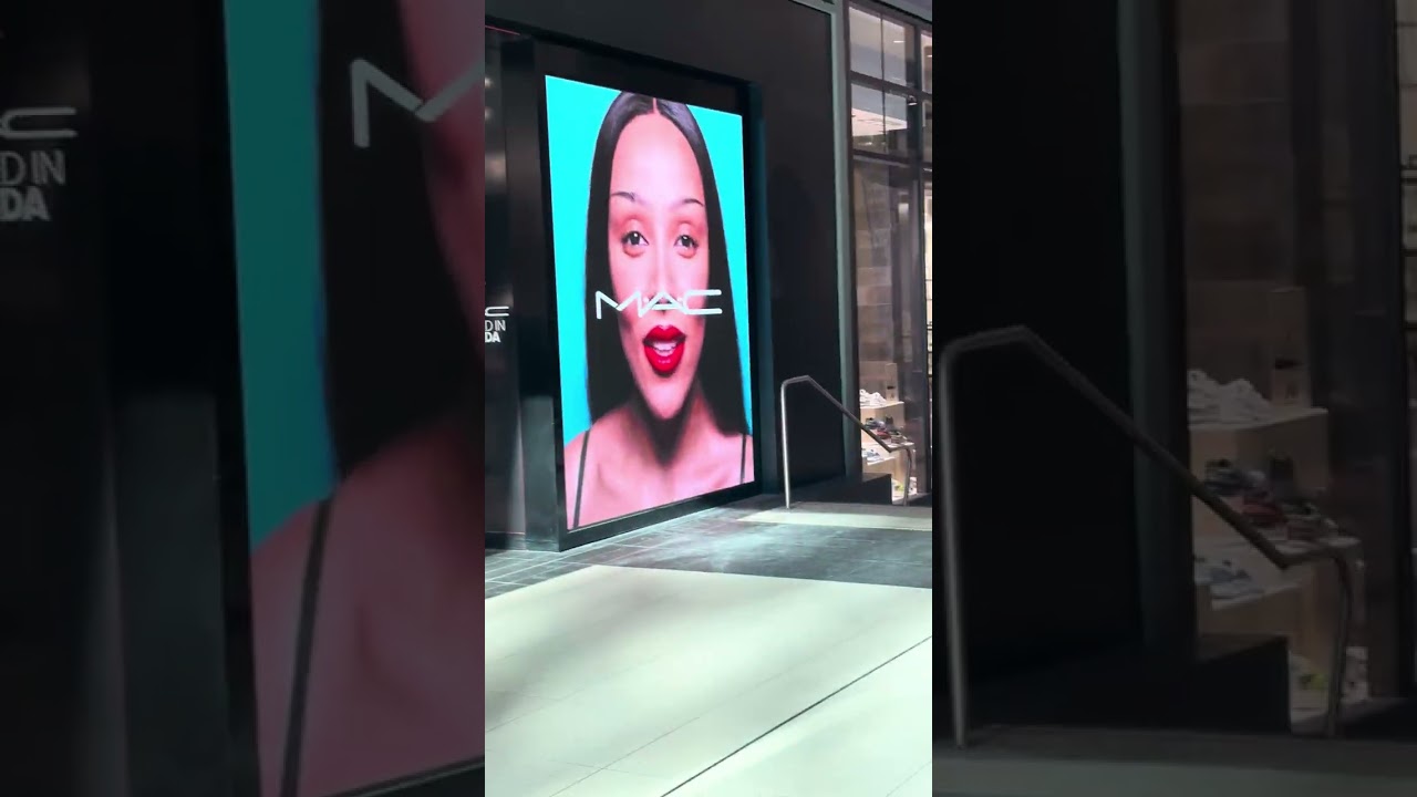 Passing through the Eaton Centre on the to Dundas Square 