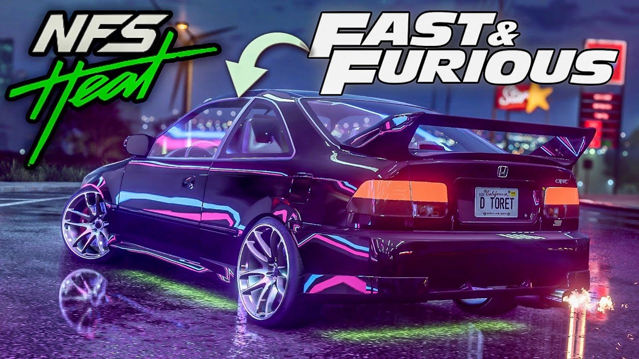 HONDA CIVIC DO VELOZES E FURIOSOS, CIVIC DO TORETTO! NFS: Heat! (MOD INSANO)
