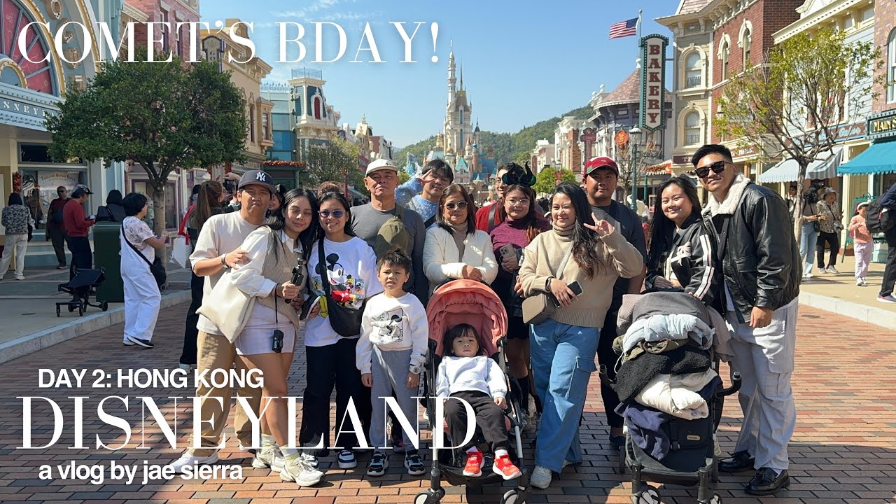 Hong Kong Vlog Day 2 🇭🇰 Comet’s Birthday at Disneyland!