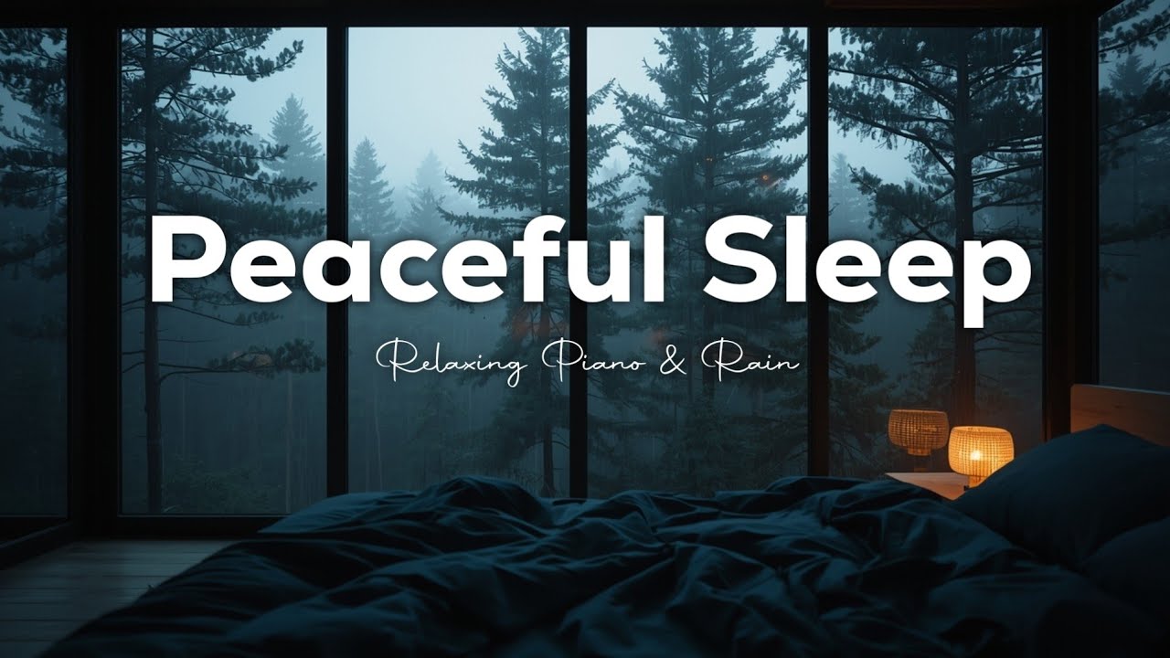 Deep Sleep Music with Soft Piano & Rain Sounds to Calm Your Mind at Night