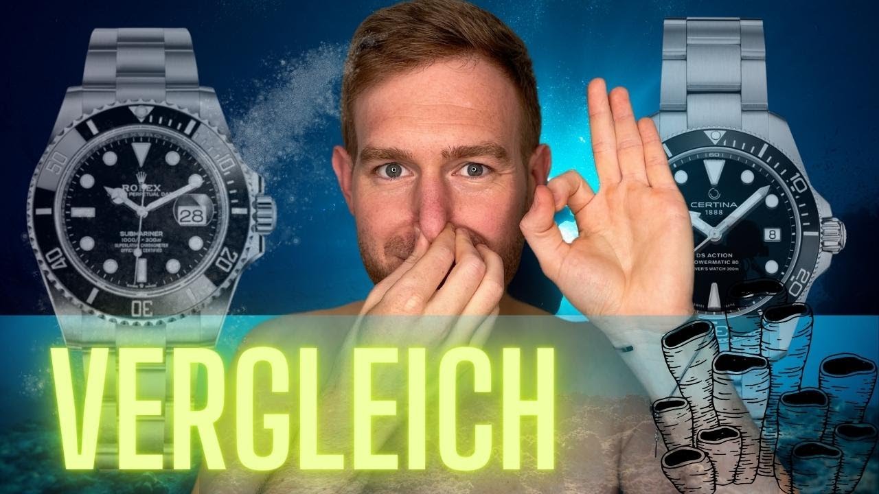 ROLEX Submariner vs CERTINA DS Action Diver - Vergleich der Diver 💦⌚ | Gezeitenpanther
