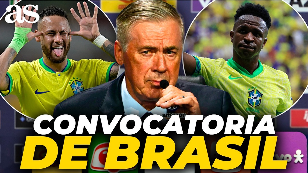ANCELOTTI | LISTA COMPLETA de BRASIL para el MUNDIAL 2026: NEYMAR, VINICIUS, RAPHINHA, CASEMIRO...