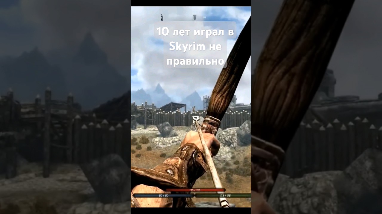 Игрок который 10 лет играл в Skyrim неправильно и из за этого страдал. #skyrim #обзор #gaming