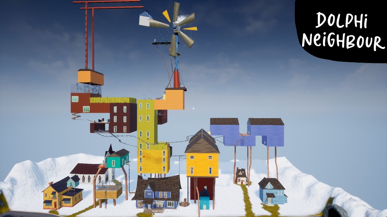 Dolphi Neighbour (Speedrun 37:05) - Hello Neighbor mod kit
