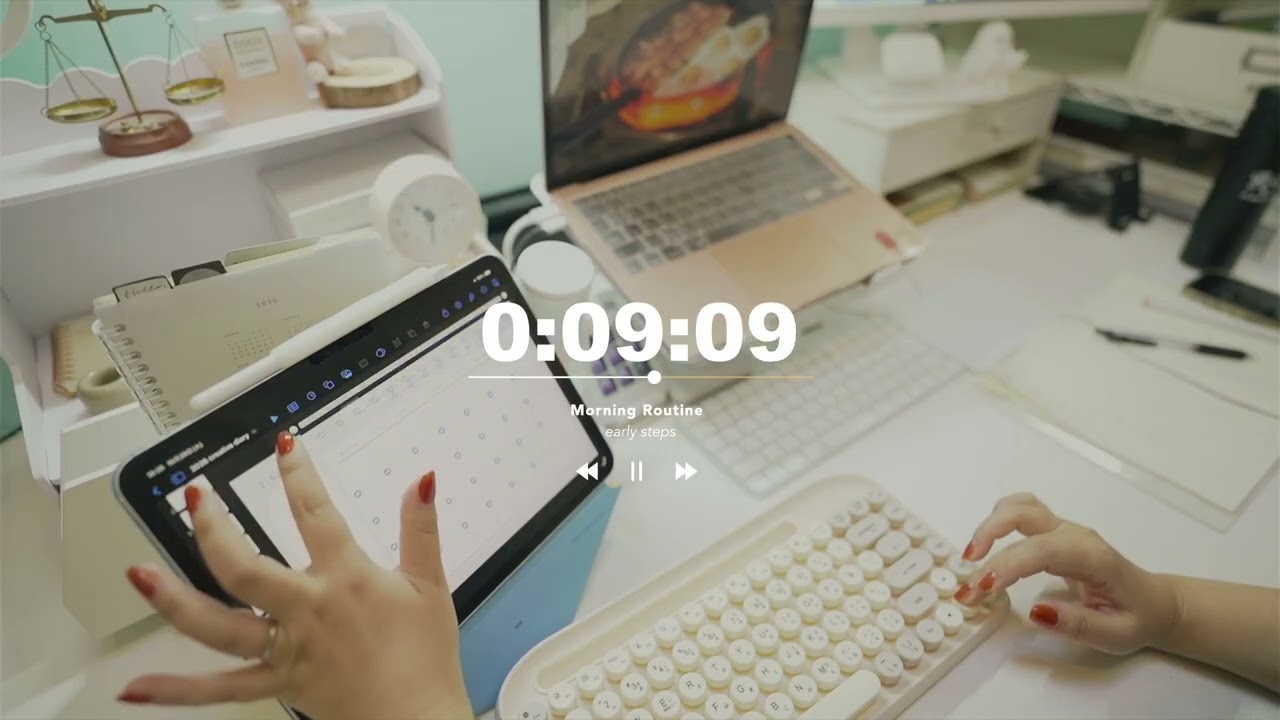 【Playlist】作業動画1時間｜keynoteでデジタルプランナーを作る