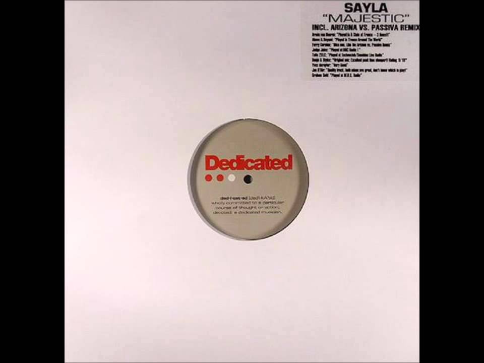 Sayla &lrm;- Majestic (Arizona vs. Passiva Remix) [2005]