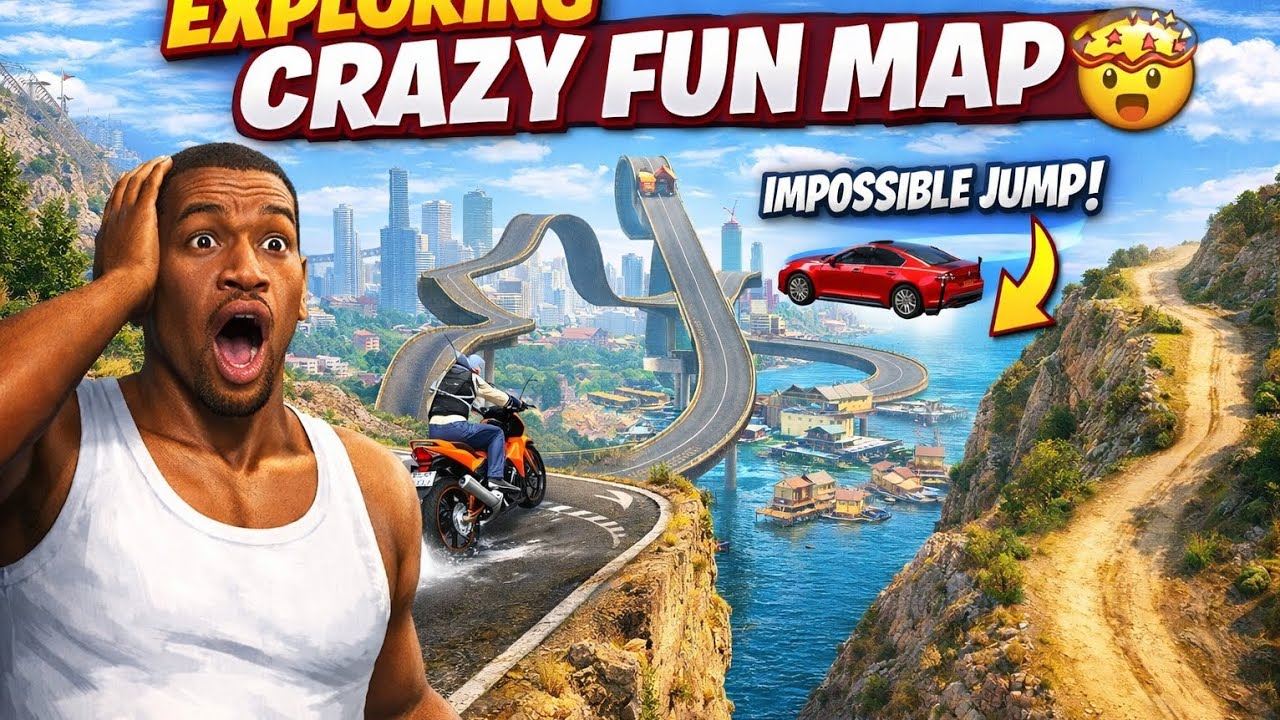 Exploring Crazy Fun Map in GTA San Andreas#viralvideos 