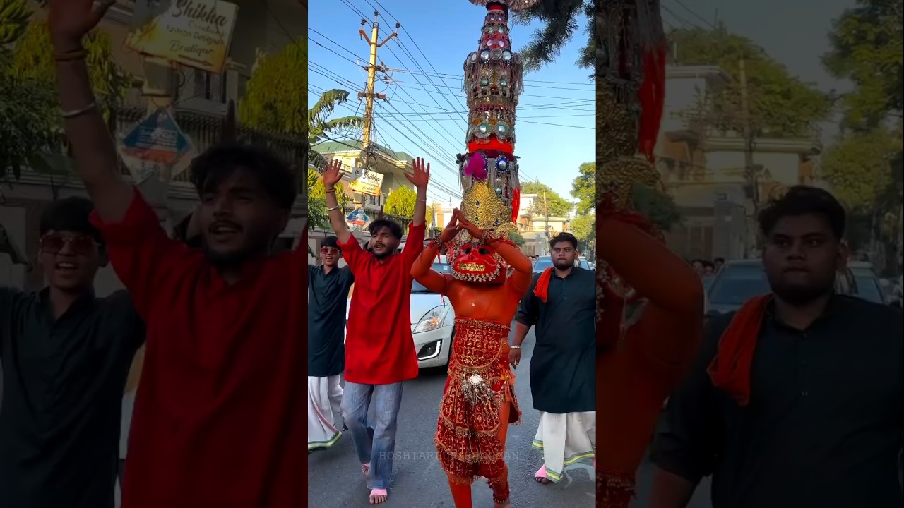 Hanuman ji in Hoshiarpur 2025 || hoshiarpur Dussehra 2025 || hanuman bane hoshiarpur 2025 || nasik |