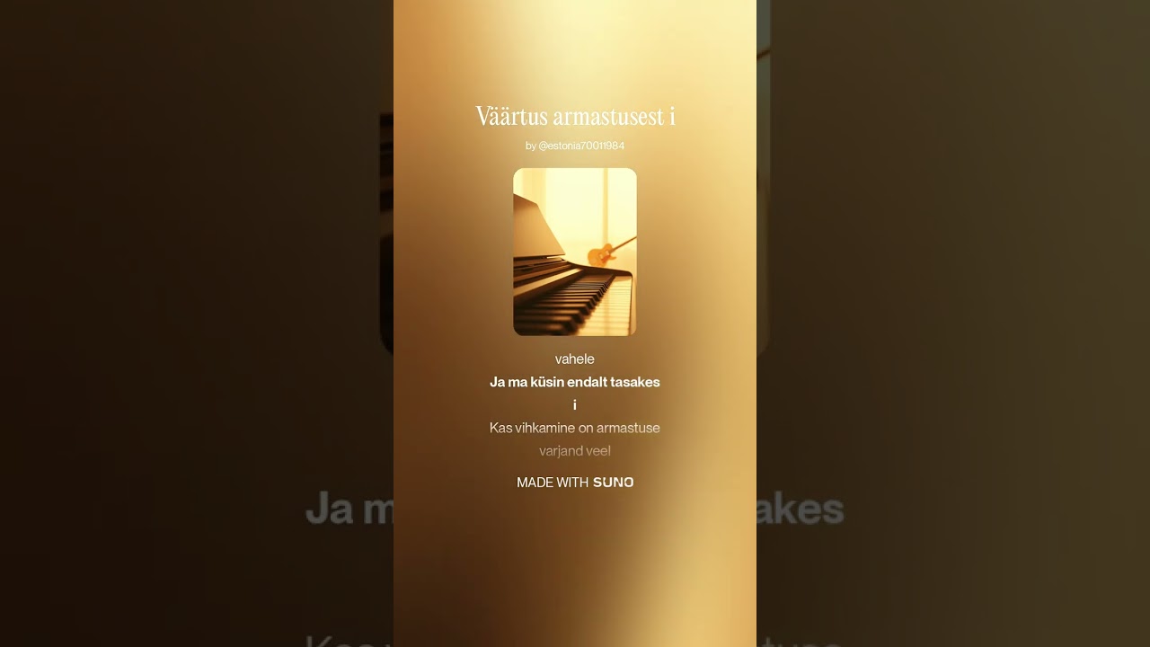 Väärtus armastusest i