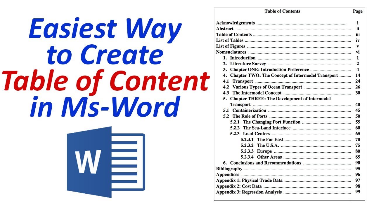 Table of Content बनाने का सबसे आसान तरीका | Insert Table of Content in Microsoft Word Trick