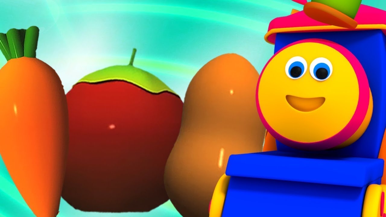 Bob il treno  |  bambini imparano | Verdure per i bambin | Learn Vegetables | Bob The Train Italian