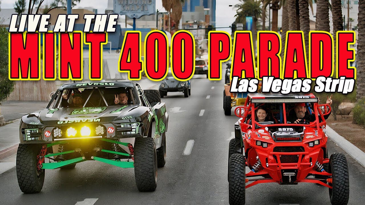 💥Las Vegas Live at the Mint 400 Parade!  #live #offroad #dirtbikes #cars #parade #lasvegasstrip