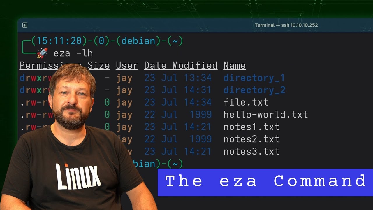 How to Explore Your Linux Filesystem with eza - A 