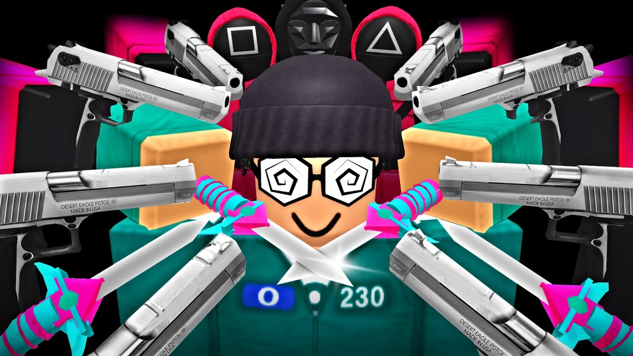 Как я выжил в турнире по игре Squid с призовым фондом в 250 000 Robux...