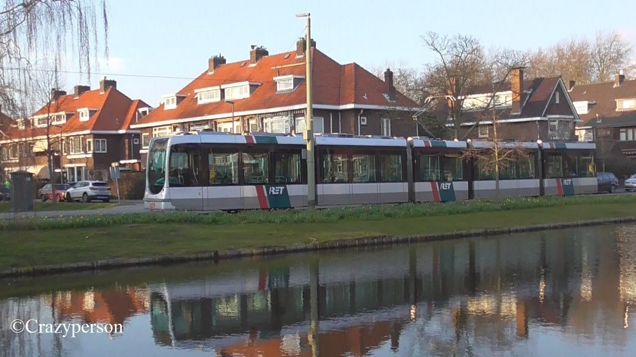 RET tram 4 Molenlaan Rotterdam 2018