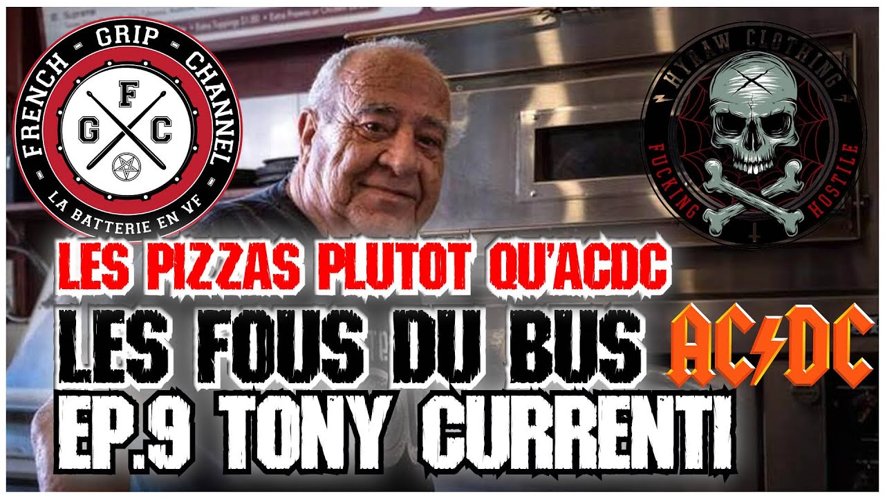 TONY CURRENTI (AC/DC) - LES FOUS DU BUS ep 9  - Douze batteurs au destin bizarre - #noël2025
