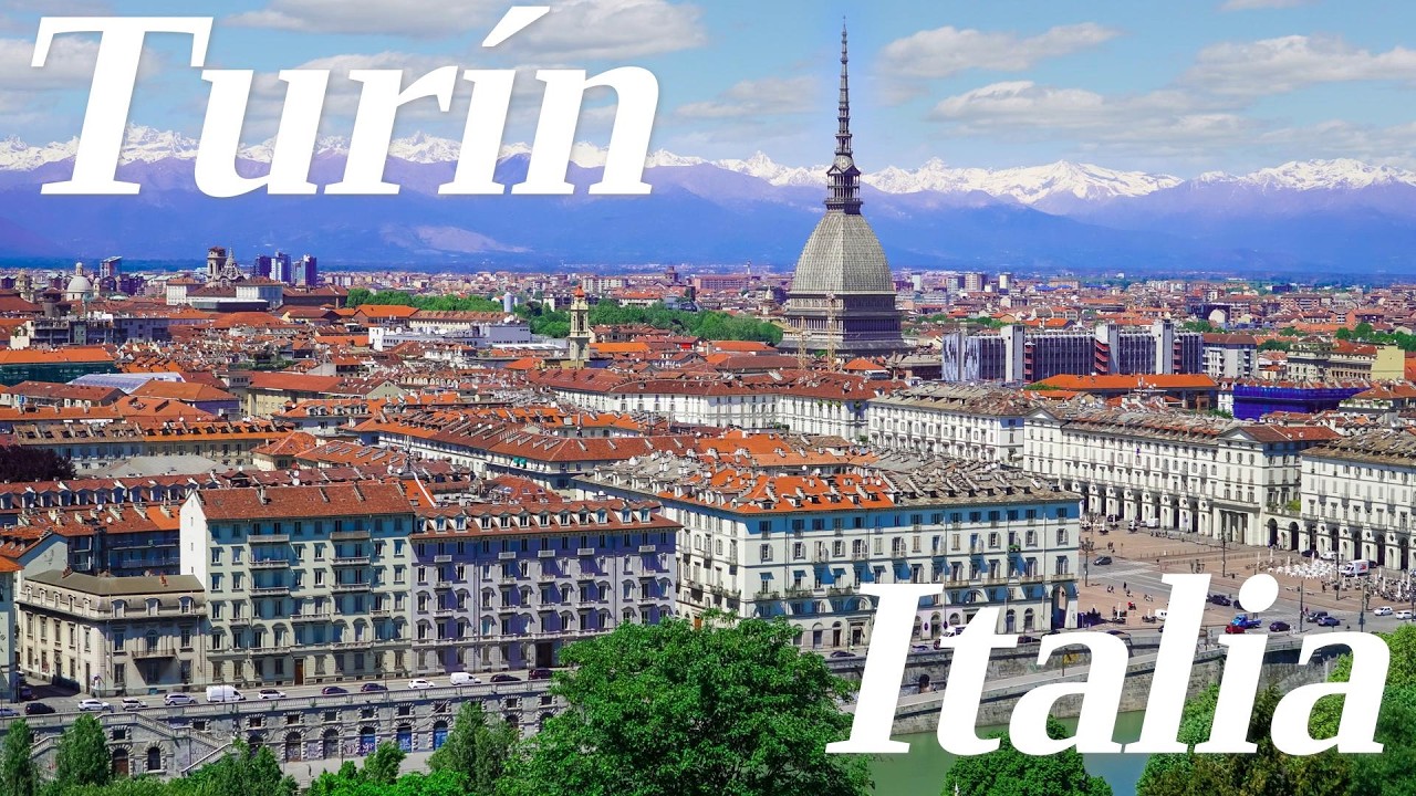 TURÍN ITALIA 4K 🇮🇹 | La Ciudad Más Elegante de Italia Desde el Aire y a Pie | Drone Cinemático.
