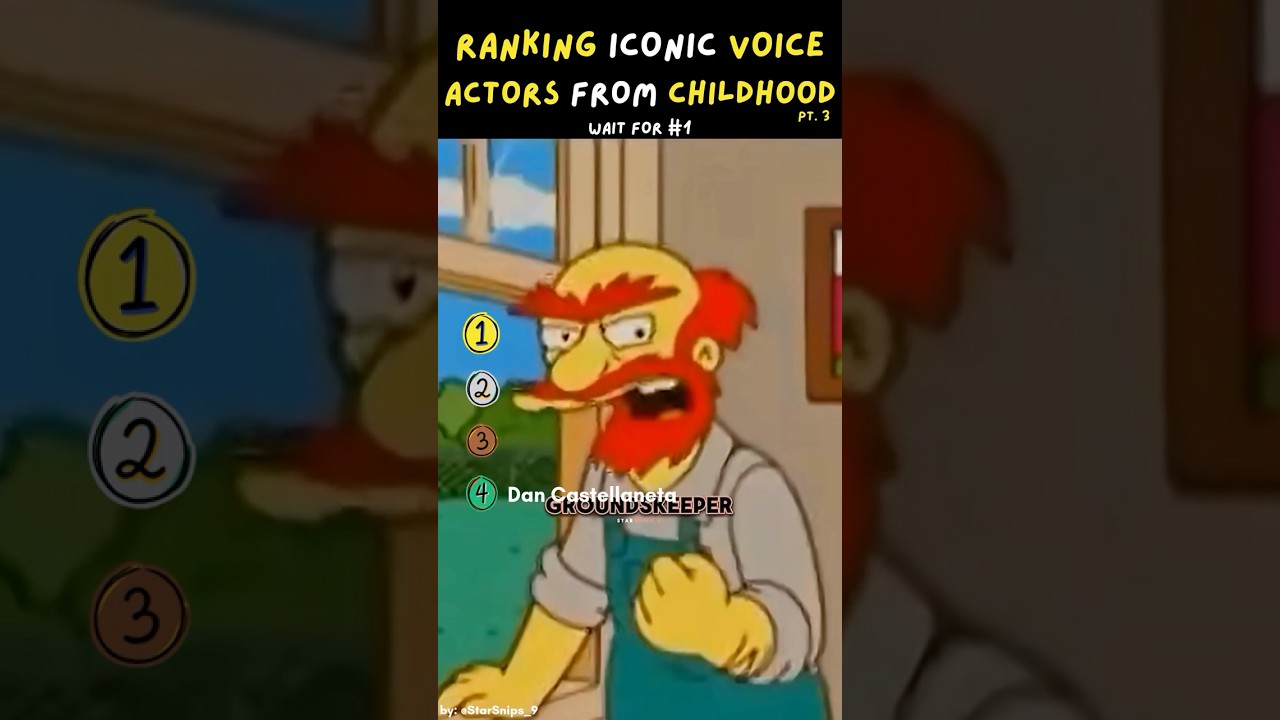 Ranking ICONIC Voice Actors From Childhood Pt 3