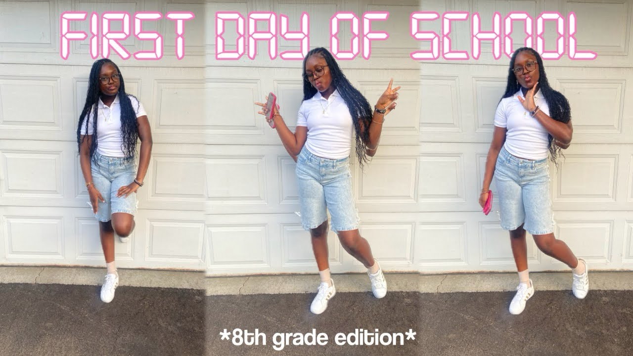 BACK2SCHOOL: FIRST DAY OF SCHOOL *8th grade edition* | ootd, grwm, chitchats & etc ꨄ