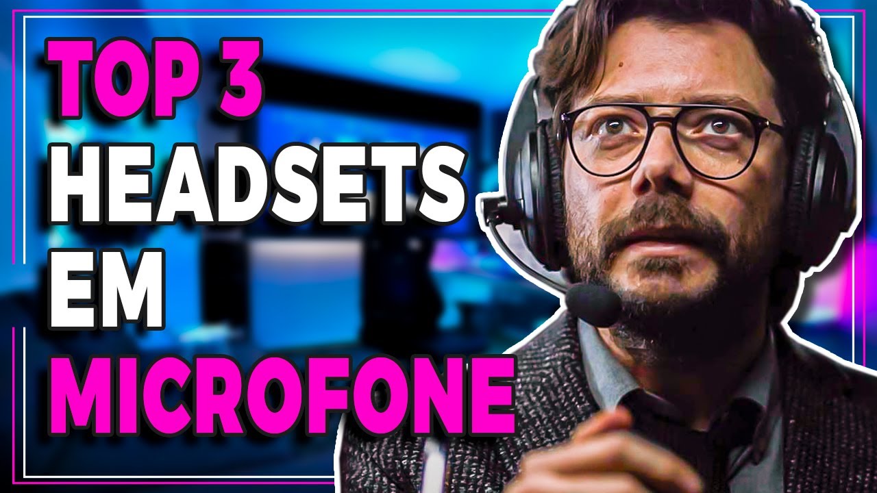 3 HEADSETS COM &Oacute;TIMO MICROFONE (ENTRE MAIS DE 50 MODELOS TESTADOS)