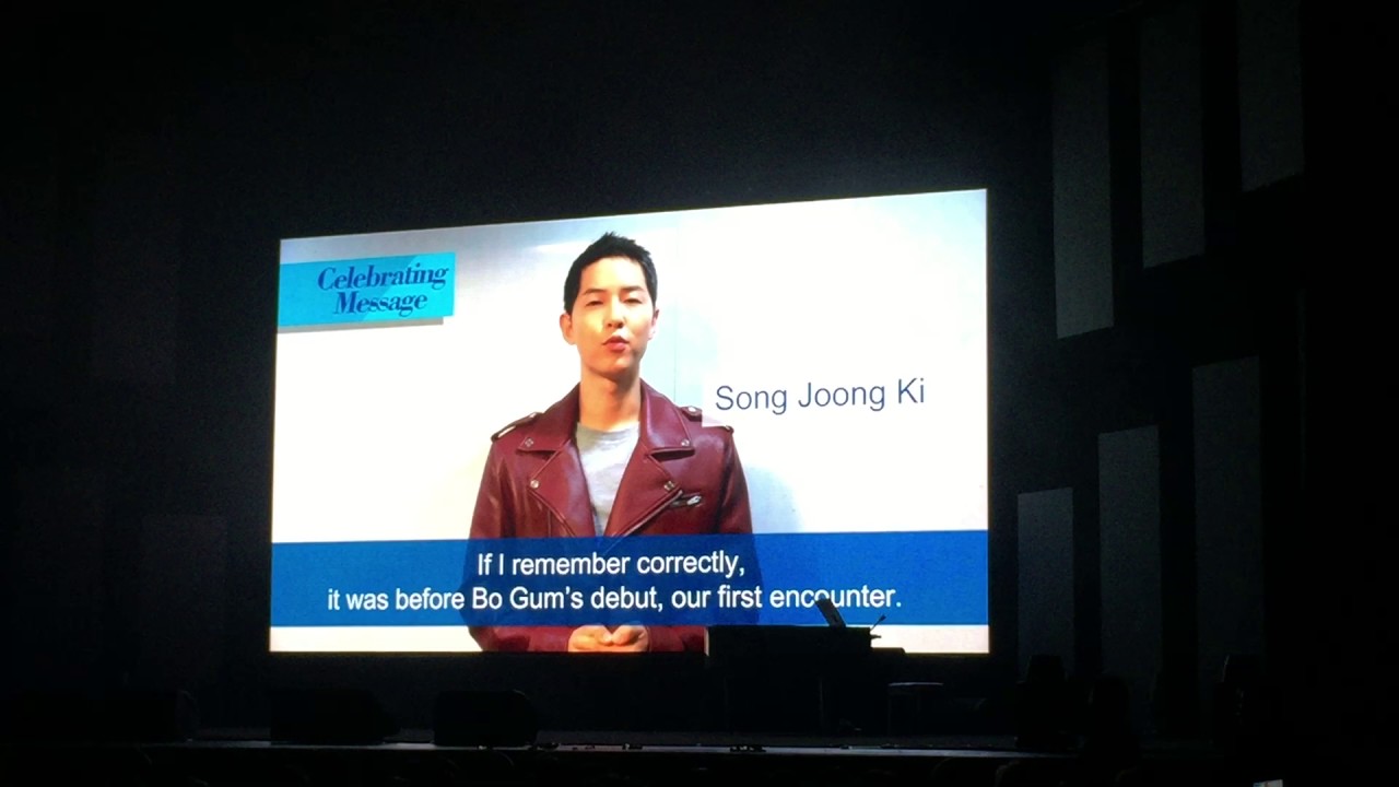 [FANCAM] 170218 Park BoGum 박보검 Asia Tour Fan Meeting In Singapore - Congratulatory Messages