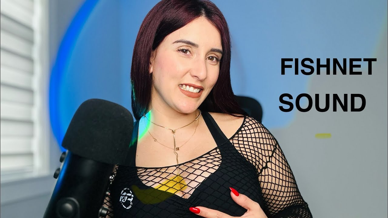 ASMR | FISHNET SCRATCHING | FABRIC SOUNDS | ZIPPER TINGLING