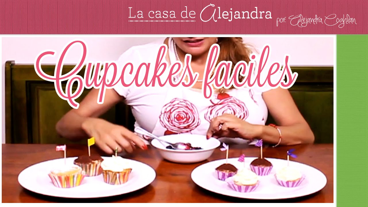 Cupcakes F&aacute;ciles - DIY / Alejandra Coghlan
