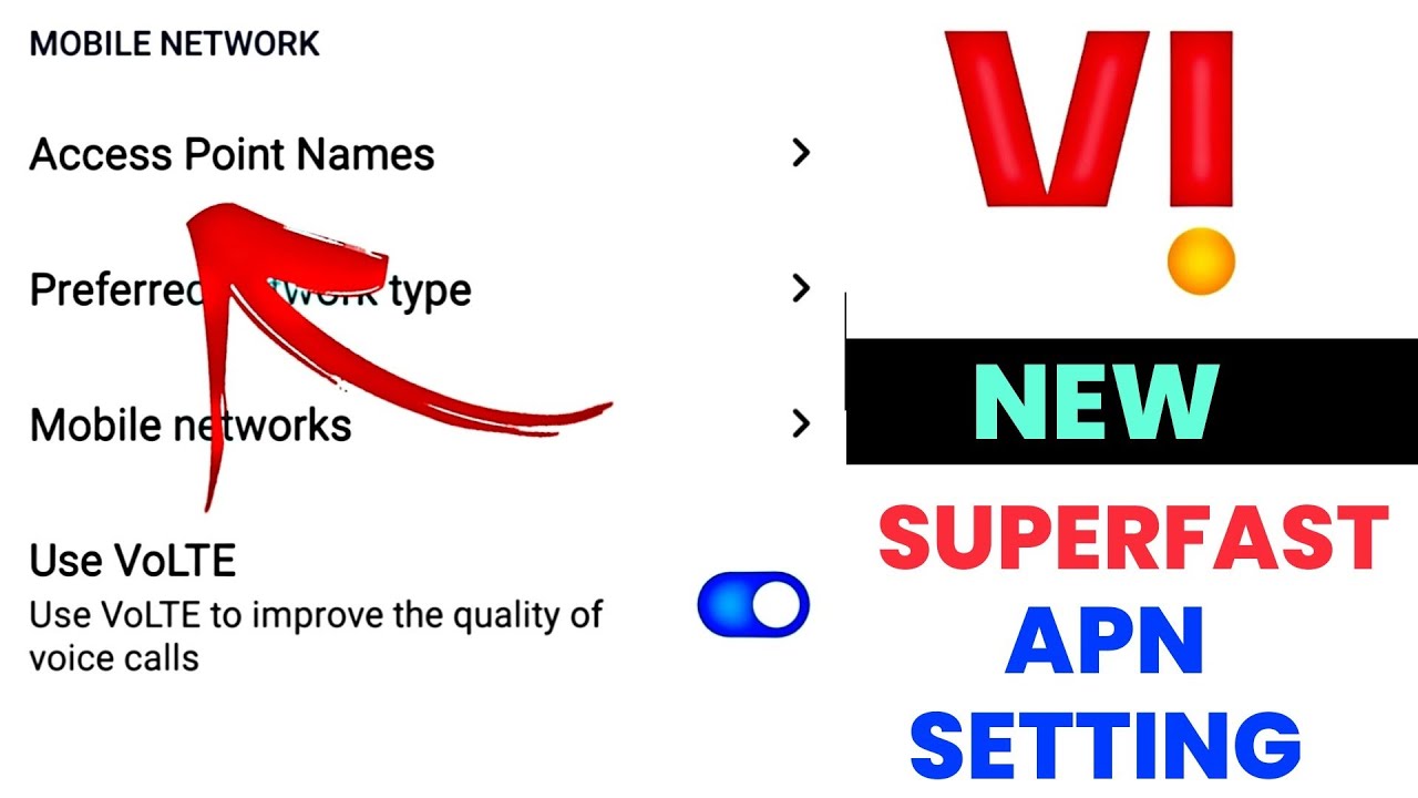 Vodafone Latest New Apn Setting | Vodafone Apn Setting | Internet Apn Settings 2022