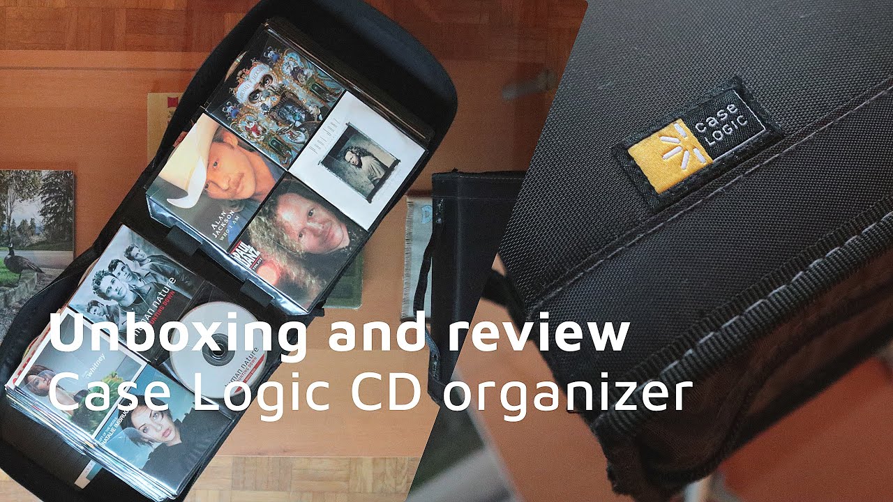 The Case Logic CDW208 disc organizer - Unboxing and review