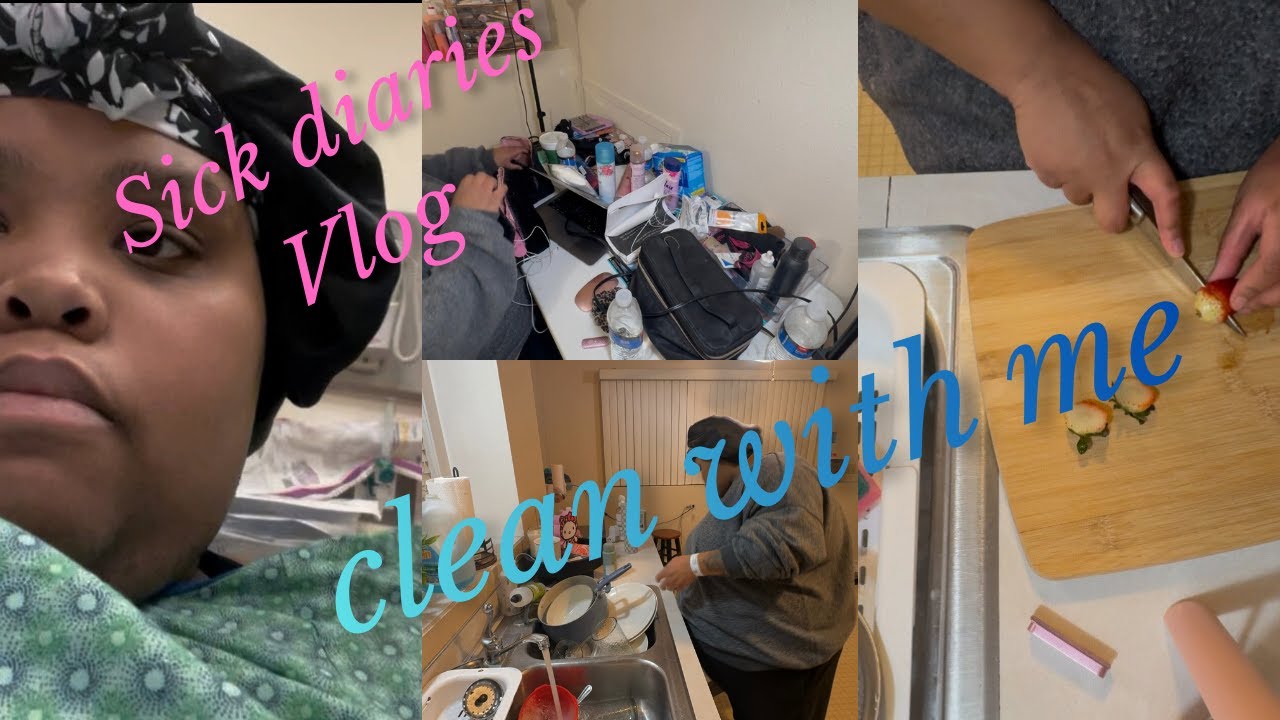 Sick Diaries Vlog: Clean with me