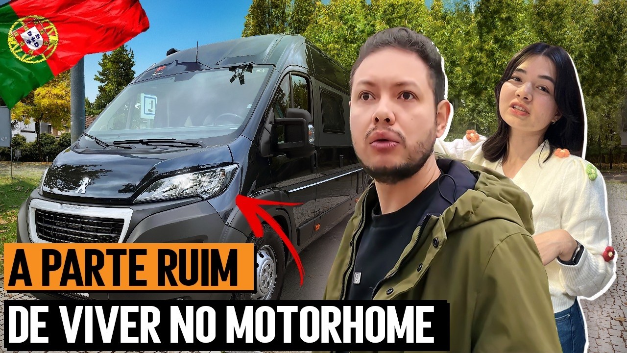 Os DESAFIOS REAIS de MORAR em um MOTORHOME em Portugal