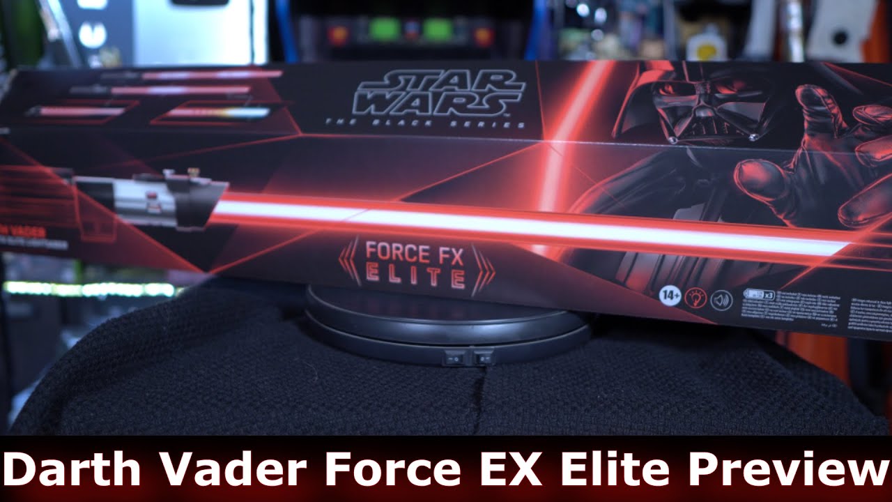 Предварительный обзор светового меча Darth Vader Black Series Force FX Elite от Hasbro