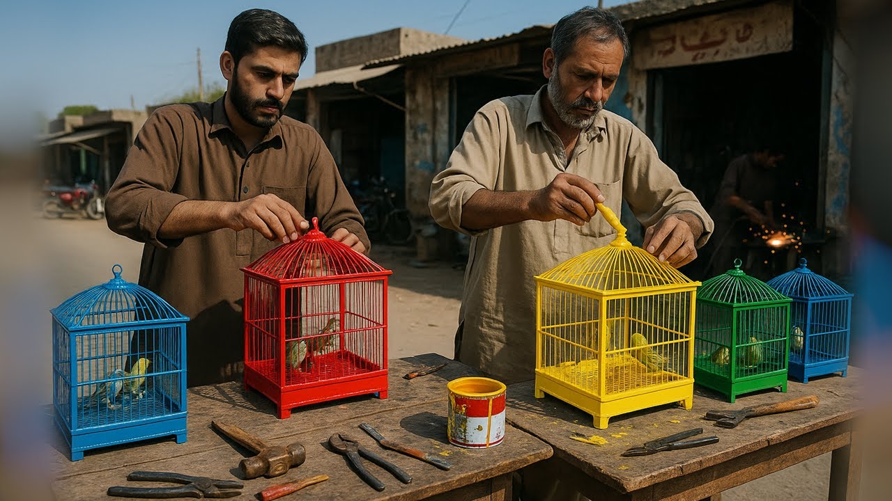 How to Make a Breeding Cage for Birds || Making Breeding Cage