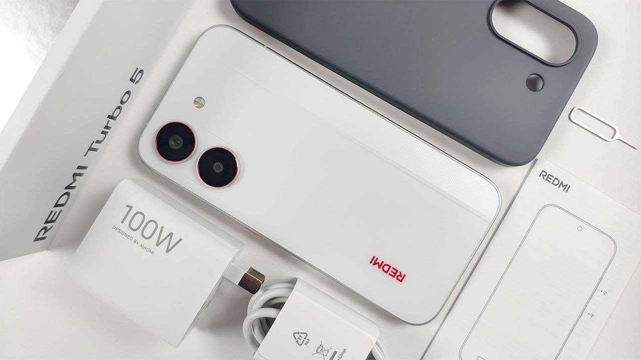 REDMI Turbo 5 White Unboxing and Camera Test! - ASMR