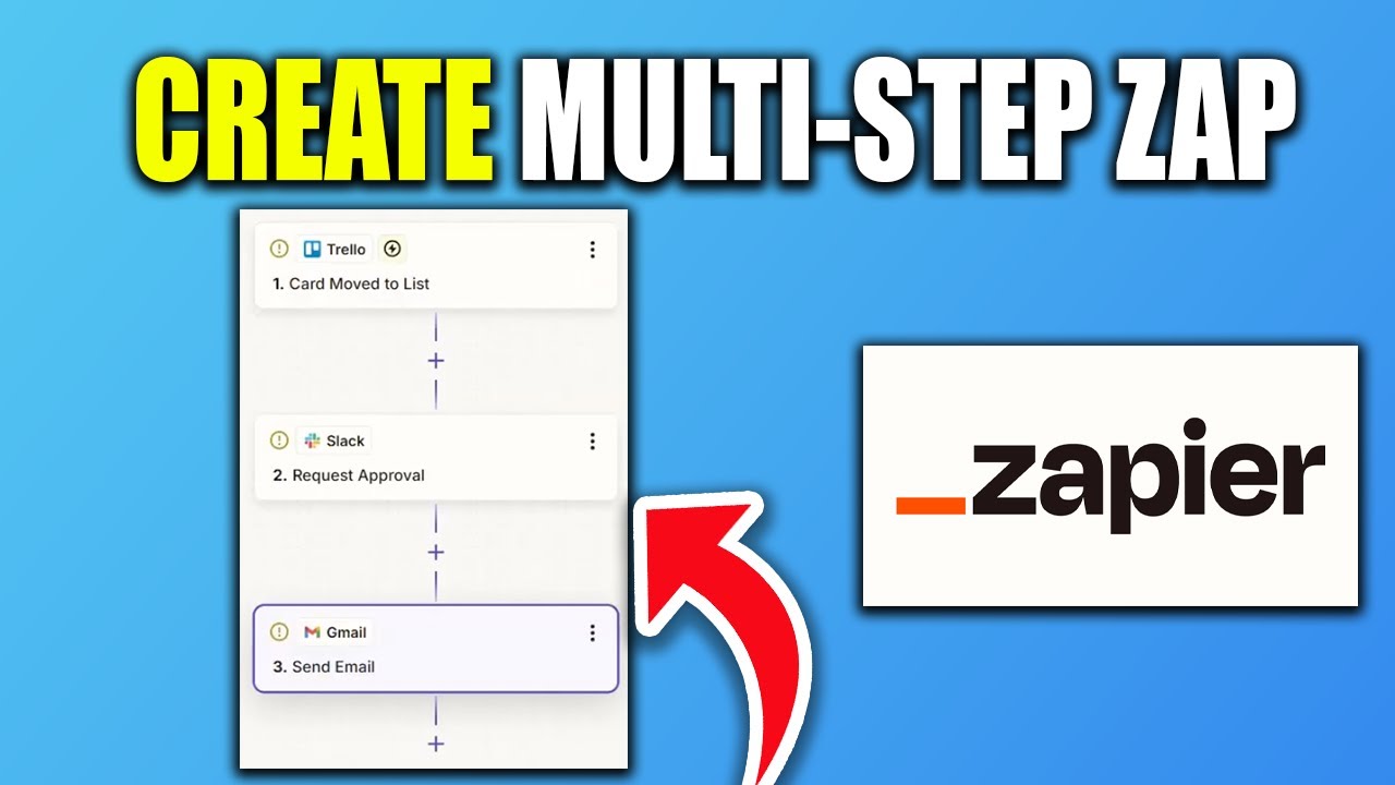 How to Create a Multi Step Zap in Zapier - New Method