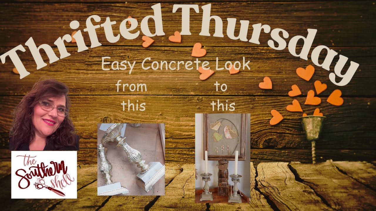 Easy Concrete Look Home Decor