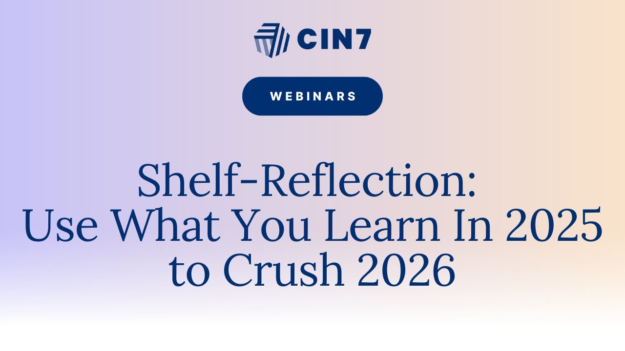 Shelf-Reflection: Use What You Learn in 2025 to Crush 2026
